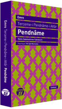 Terceme-i Pendname-i Attar (Metin-Sadeleştirme-Tıpkıbasım)