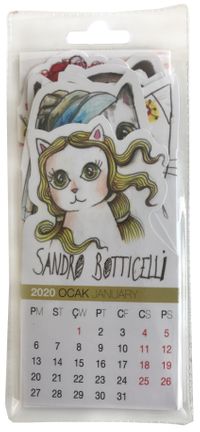 2020-2021 Painter Cats Takvim (Kod:3070)