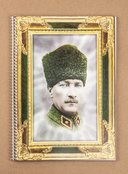 Bookinzi Okul Defteri - 80gr. A4 Spiralli - Atatürk - Ankara 1922
