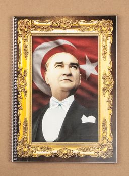 Bookinzi Okul Defteri - 80gr. A4 Spiralli - Atatürk 29 Ekim 1923