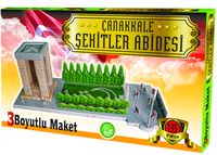 3 Boyutlu Çanakkale Şehitler Abidesi Maketi (135 Parça 3D Puzzle)