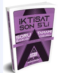 KPSS A Grubu İktisat Son 5 li Tamamı Çözümlü Soru Bankası