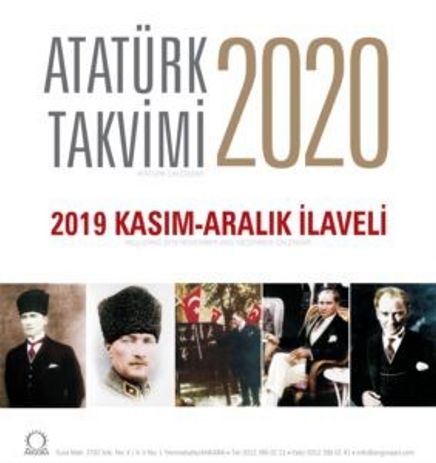 2020 Atatürk Duvar Takvimi 