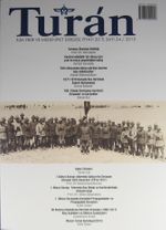 Turan İlim Fikir ve Medeniyet Dergisi / Sayı 24 -2015