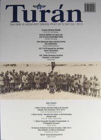 Turan İlim Fikir ve Medeniyet Dergisi / Sayı 24 -2015