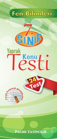 7.Sınıf Fen Bilimleri Yaprak Konu Testi (24 Test)