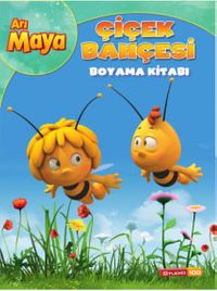 Arı Maya Çiçek Bahçesi Boyama Kitabı