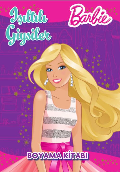 Barbie Işıltılı Giysiler Boyama Kitabı