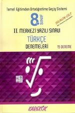 8. Sınıf Türkçe II. Merkezi Yazılı Sınavı Denemeleri 
