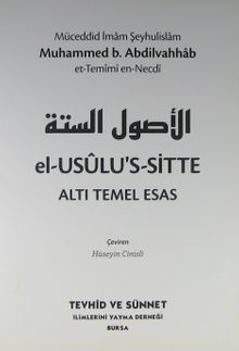 El-Usulu'^s-Sitte Altı Temel Esas
