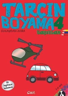 Tarçın Boyama 4 - Taşıtlar (İlk İngilizce Kelimelerim)