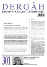 Dergah Edebiyat Sanat Kültür Dergisi Sayı:301 Mart 2015