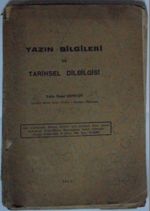 Yazın Bilgileri ve Tarihsel Dilbilgisi Kod: 8-E-18