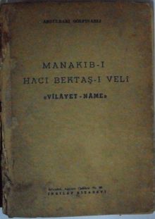 Manakıb-ı Hacı Bektaş-ı Veli / Vilayet-Name/ 22-A-17
