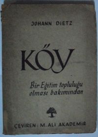 Köy: Bir Eğitim Topluluğu Olması Bakımından Kod: 8-E-21