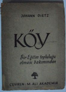 Köy: Bir Eğitim Topluluğu Olması Bakımından Kod: 8-E-21