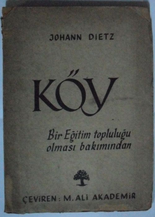 Köy: Bir Eğitim Topluluğu Olması Bakımından Kod: 8-E-21