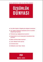 Özgürlük Dünyası / Aylık Sosyalist Teori ve Politika Dergisi / Mayıs 2015 Sayı:264