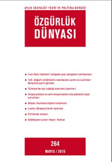 Özgürlük Dünyası / Aylık Sosyalist Teori ve Politika Dergisi / Mayıs 2015 Sayı:264