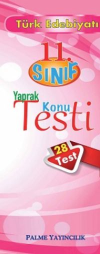 11.Sınıf Türk Edebiyatı Yaprak Konu Testi (28 Test)