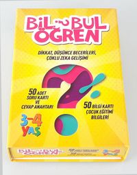Bil Bul Öğren (3-4 Yaş)