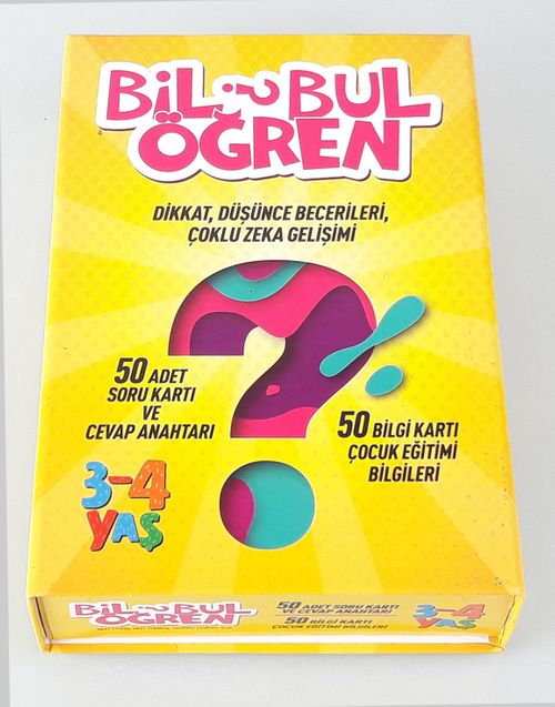 Bil Bul Öğren (3-4 Yaş)