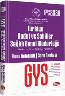 2020 GYS Türkiye Hudut Ve Sahiller Sağlık Genel Müdürlüğü Merkez ve Taşra Teşkilatı Konu Anlatımlı Soru Bankası