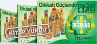 Dikkati Güçlendirme Seti Plus 11 Yaş (3 Kitap-Ahşap Materyaller Hariç)