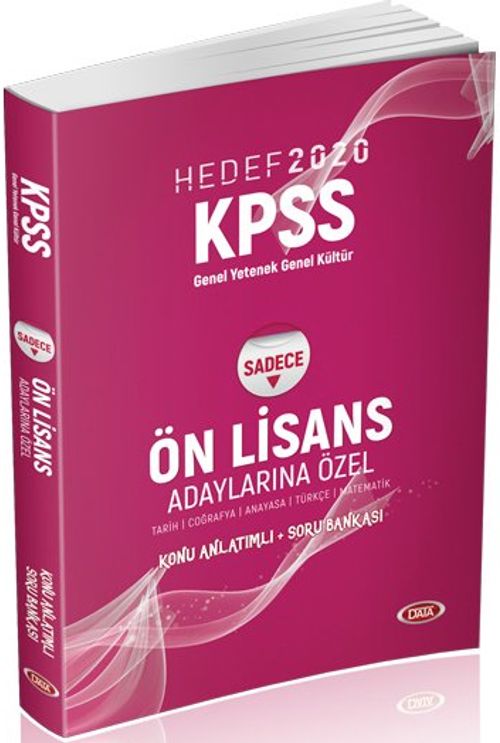 2020 KPSS Genel Kültür Genel Yetenek Ön Lisans (Adaylarına Özel) Konu Anlatımlı Soru Bankası
