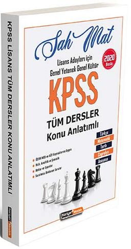 2020 KPSS Şah Mat Genel Yetenek Genel Kültür Tüm Dersler Konu Anlatımlı