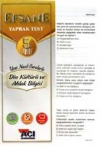 5. Sınıf Din Kültürü ve Ahlak Bilgisi Çek Kopart Yaprak Test