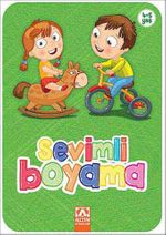 Sevimli Boyama (Yeşil)