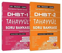 2020 DHBT 1-2 Tahayyül Soru Bankası Çözümlü Set