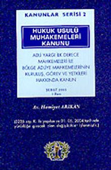 Kanunlar Serisi 2 / Hukuk Usulü Muhakemeleri Kanunu (HUMK)