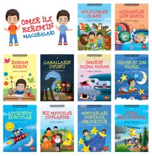 Ömer ile Kerem'in Maceraları (10 Kitap)