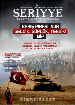 Seriyye İlim, Fikir, Kültür ve Sanat Dergisi Sayı:11 Kasım 2019