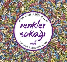 Renkler Sokağı & Büyükler İçin Boyama Kitabı