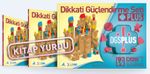 Dikkati Güçlendirme Seti Plus 9 Yaş (3 Kitap-Ahşap Materyaller Hariç)
