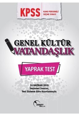 2020 KPSS Vatandaşlık Yaprak Test