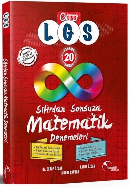 8.Sınıf LGS Sıfırdan Sonsuza Matematik 20 Deneme  