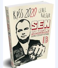 2020 KPSS Genel Kültür Sen Bilirsin Soru Cevap Kitabı