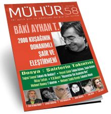 Mühür İki Aylık Şiir ve Edebiyat Dergisi Yıl:9 Sayı:58 Mayıs-Haziran 2015