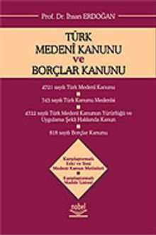 Türk Medeni Kanunu ve Borçlar Kanunu