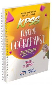 KPSS Türkiye Coğrafyası Defteri Tamamı Elyazmalı (2604)