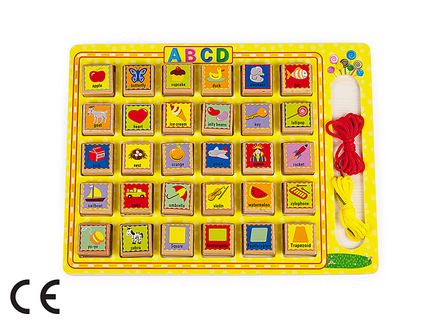 Montessori Ahşap Zeka Oyunları / w-ABCD