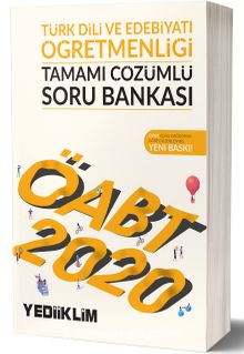 2020 KPSS ÖABT Türk Dili ve Edebiyatı Öğretmenliği Tamamı Çözümlü Soru Bankası 