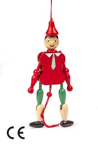 Montessori Ahşap Zeka Oyunları / w-Wooden  Pinocchio (Pinokyo)