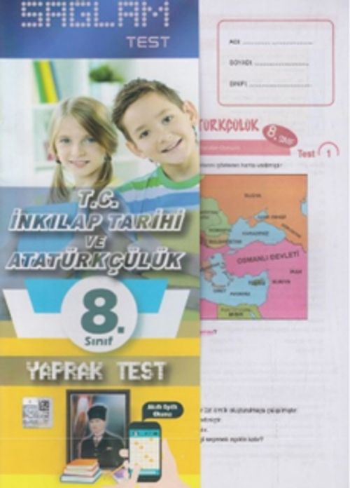 8. Sınıf T. C. İnkılap Tarihi ve Atatürkçülük Sağlam Yaprak Test