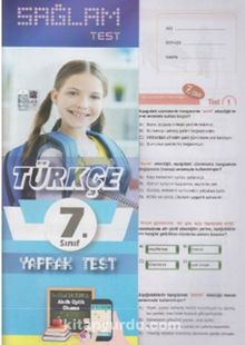 7. Sınıf Türkçe Sağlam Yaprak Test