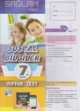 7. Sınıf Sosyal Bilgiler Sağlam Yaprak Test